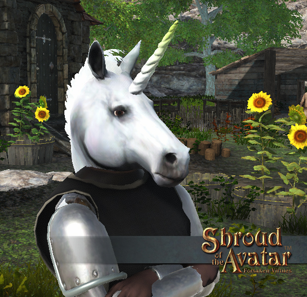 Shroud of the Avatar_Store_UnicornMask_White_A