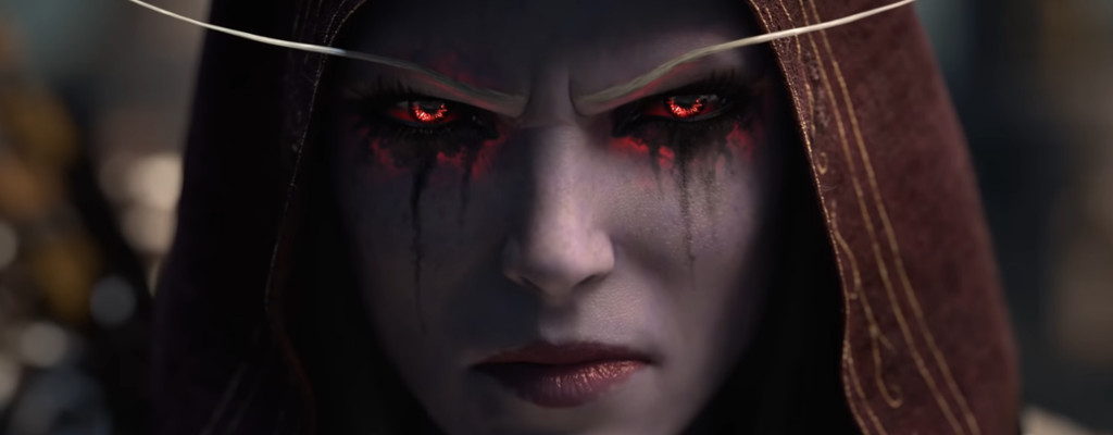 WoW Sylvanas Face title red eyes