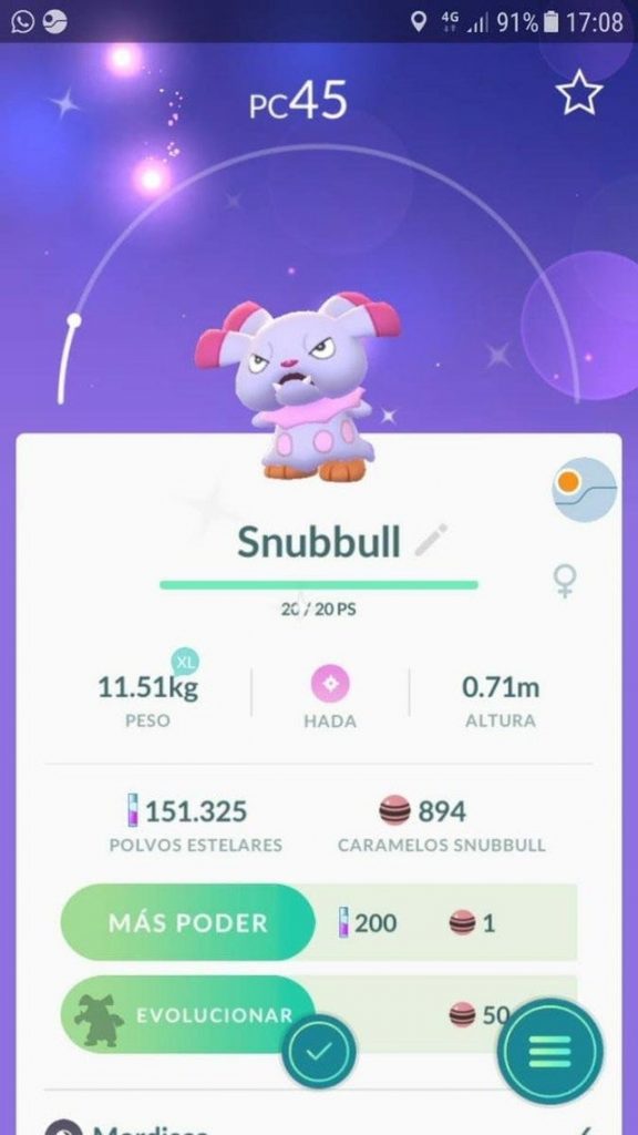 Pokémon GO Shiny Snubbull