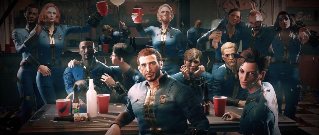 Fallout 76 CHeering People