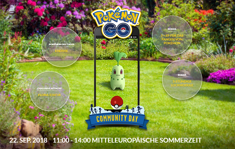 Pokémon GO Endivie Comm Day