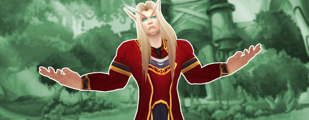 WoW Blood Elf Male Asking title