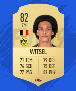 FIFA 19 Bundesliga Witsel