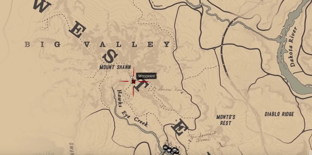 Red Dead Redemption 2 Big Foot Ort