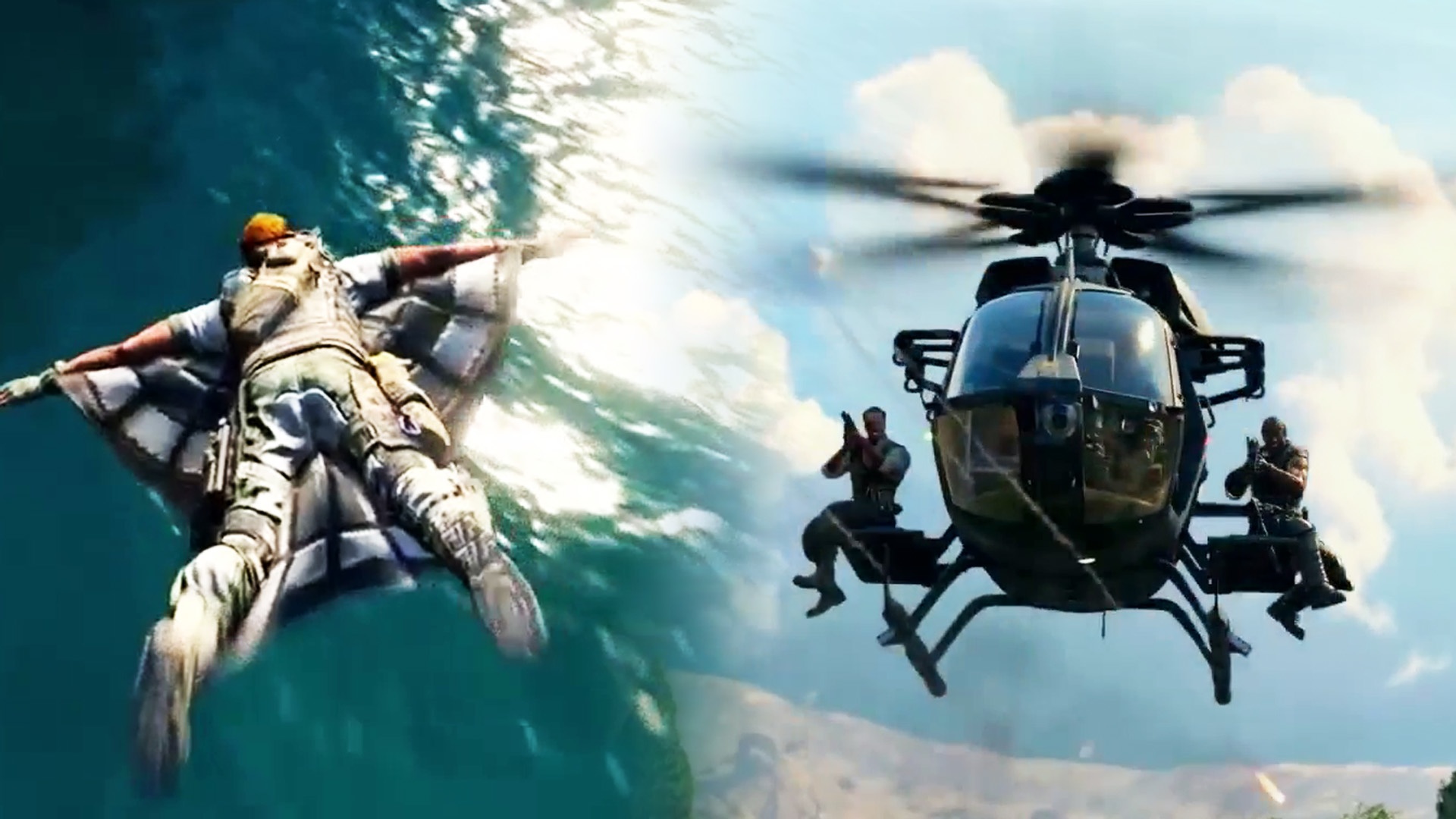 cod black ops helicopter wingsuit