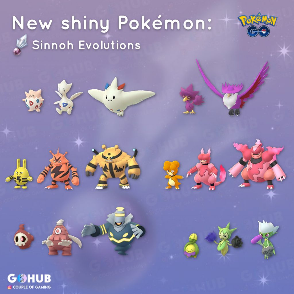 Neue Shinys Pokémon GO