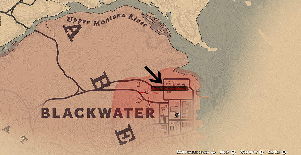 Red Dead Redemption 2 Tot oder lebendig map