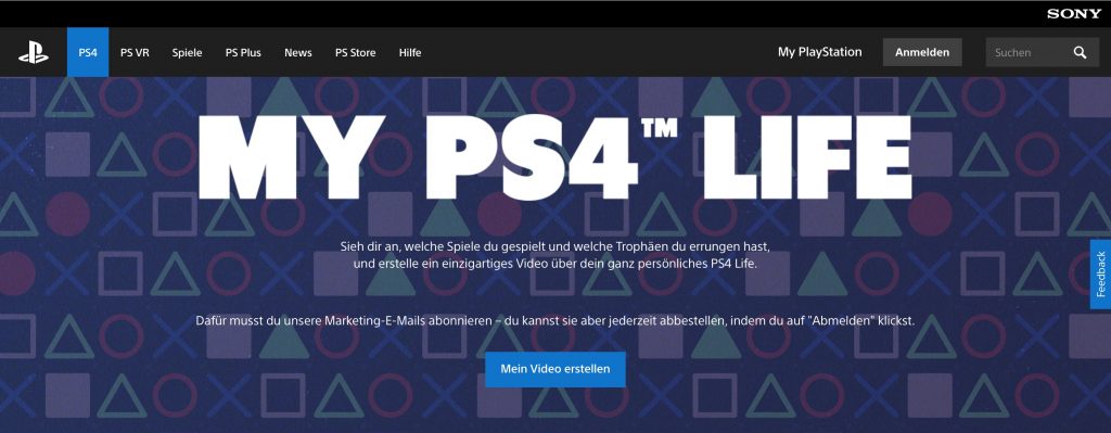 my ps4 life browser