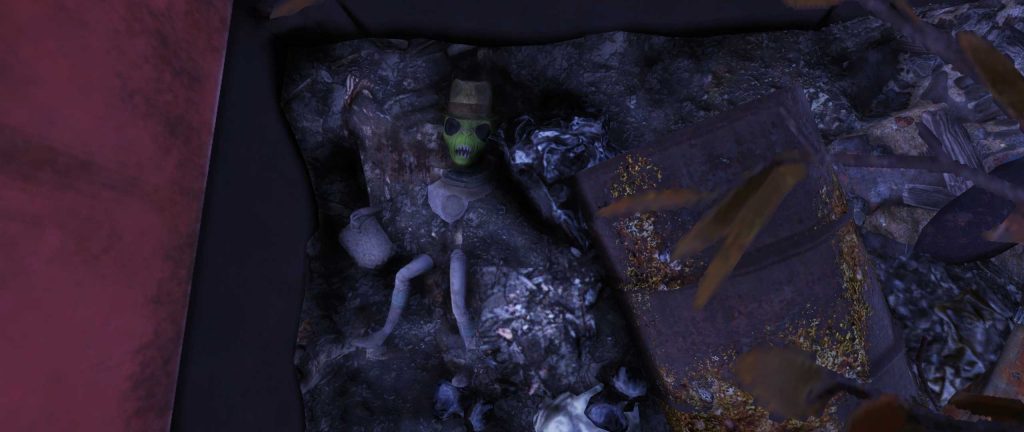 Fallout 76 Alien im Müll