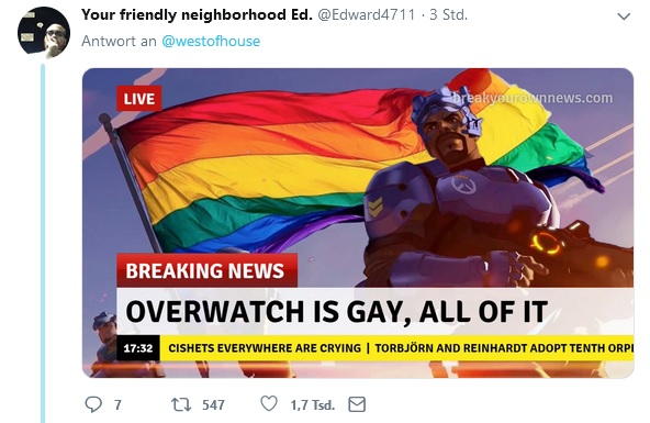 Overwatch is gay all of it
