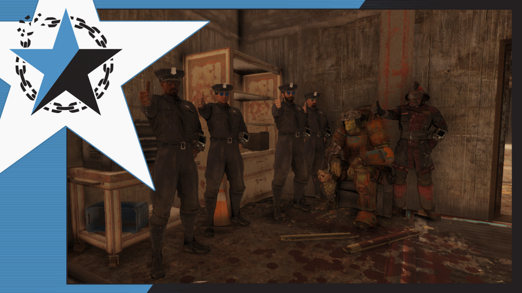 Fallout 76 Appalachia PD Spieler verkörpern Polizisten