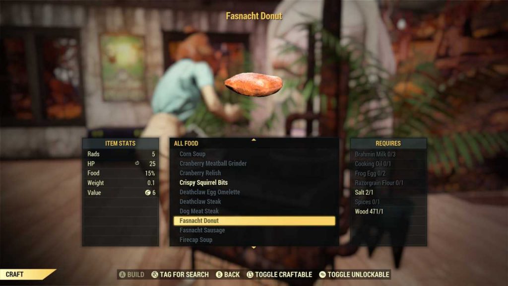 Fallout 76 Fasnacht Donut