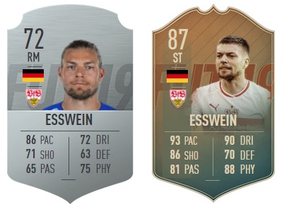 Vergleich Esswein -FIFA 19