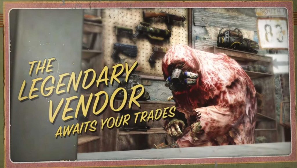 Fallout 76 Legendärer Händler aus dem Trailer