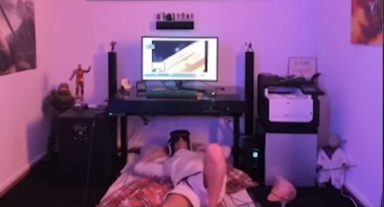 Minecraft VR Streamer Schlafen
