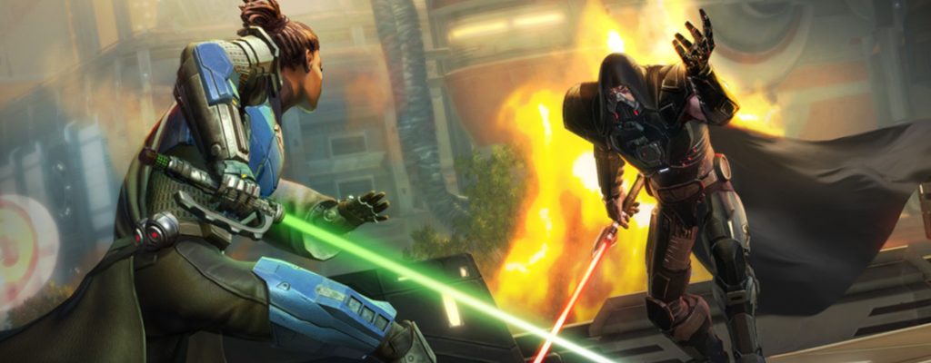 SWTOR Onslaught Malgus Lightsaber Sith title 1140x445