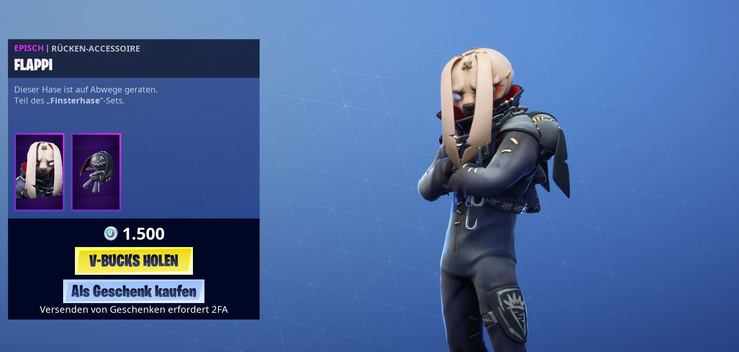 Hasen skin fortnite