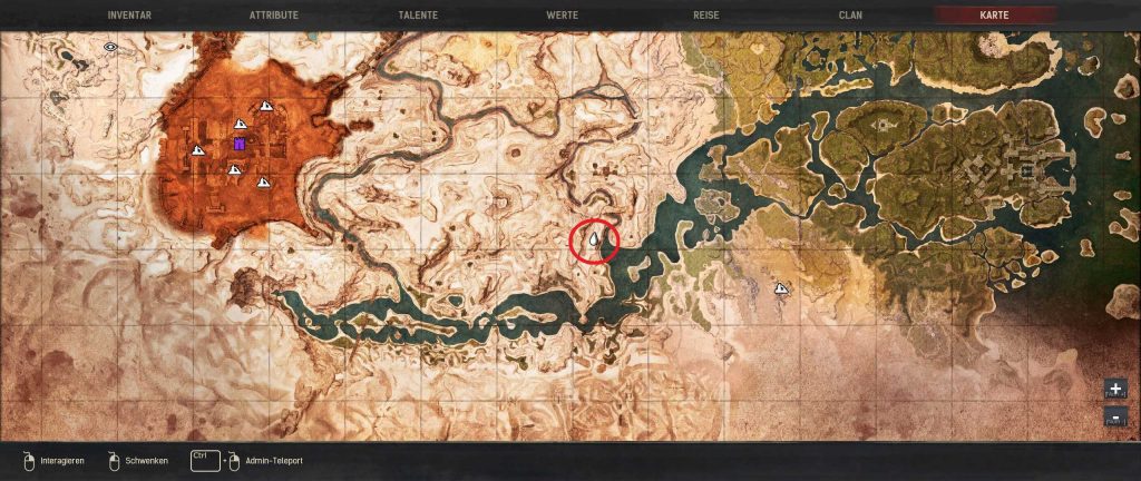Conan Exiles beste Baugründe Guide Wüste Standort
