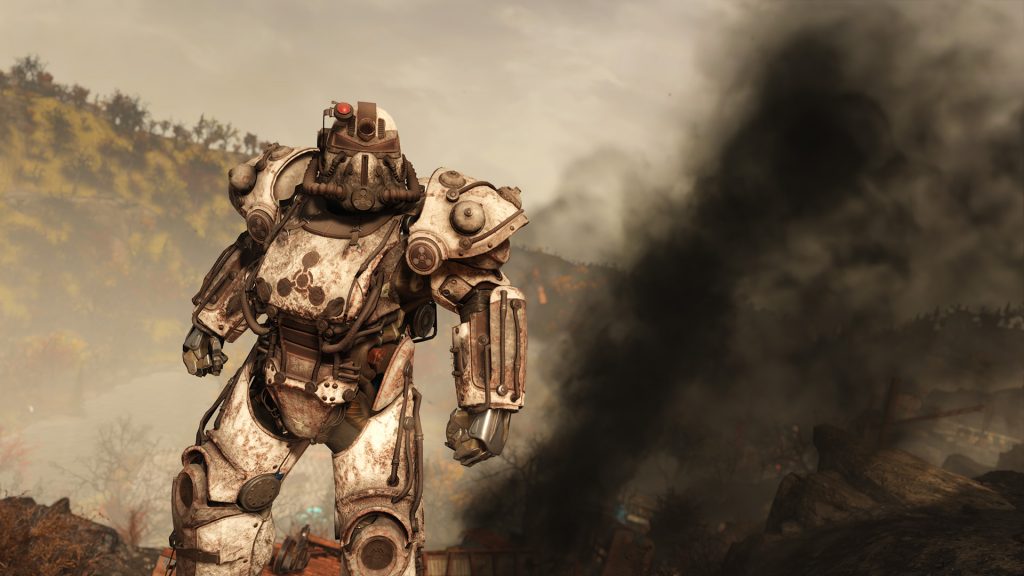 Fallout 76 Apokalyptischer Reiter Skin für die Powerrüstung Tod