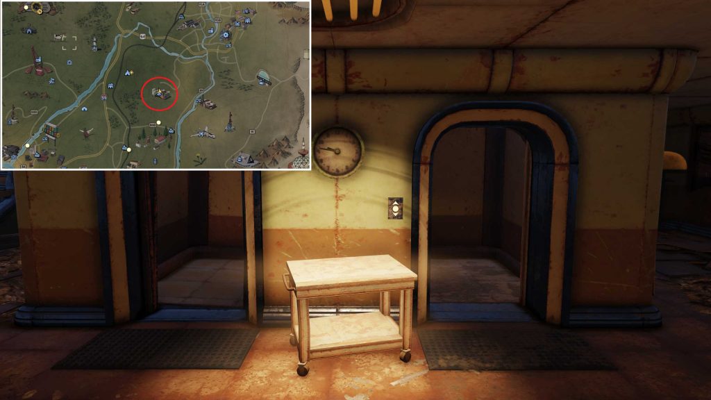 Fallout 76 Arktos Pharma Aufzüge mit karte