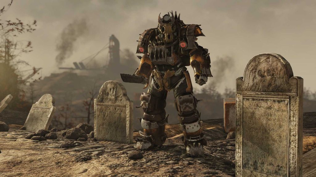 Fallout 76 Raider Skin für Bagger Powerrüstung