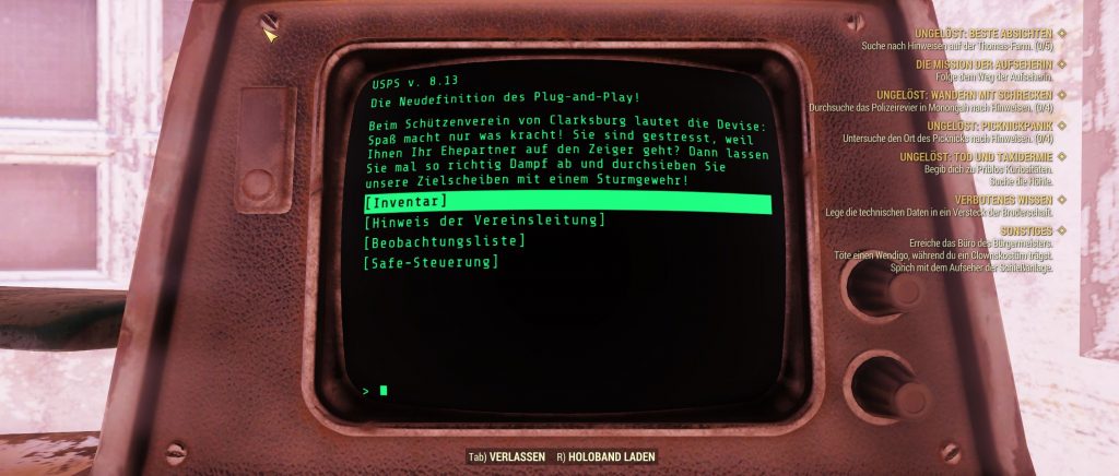 Fallout 76 Terminal