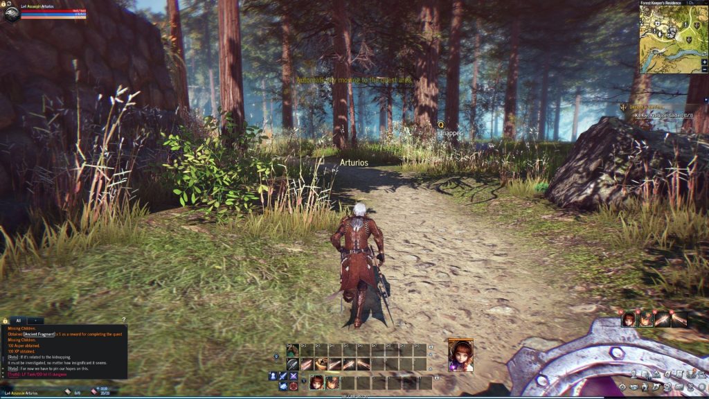 Astellia Quest-Gebiet Wald Screenshot