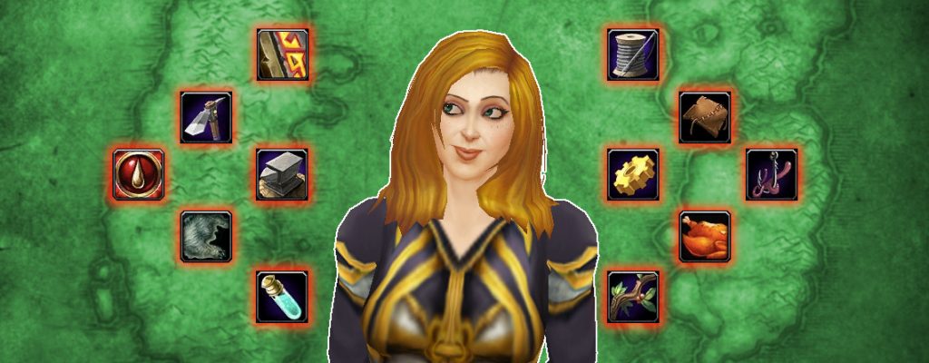 WoW Professions Female Mage glancing title 1140x445