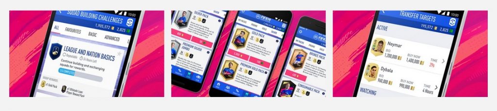 fifa 20 web app features