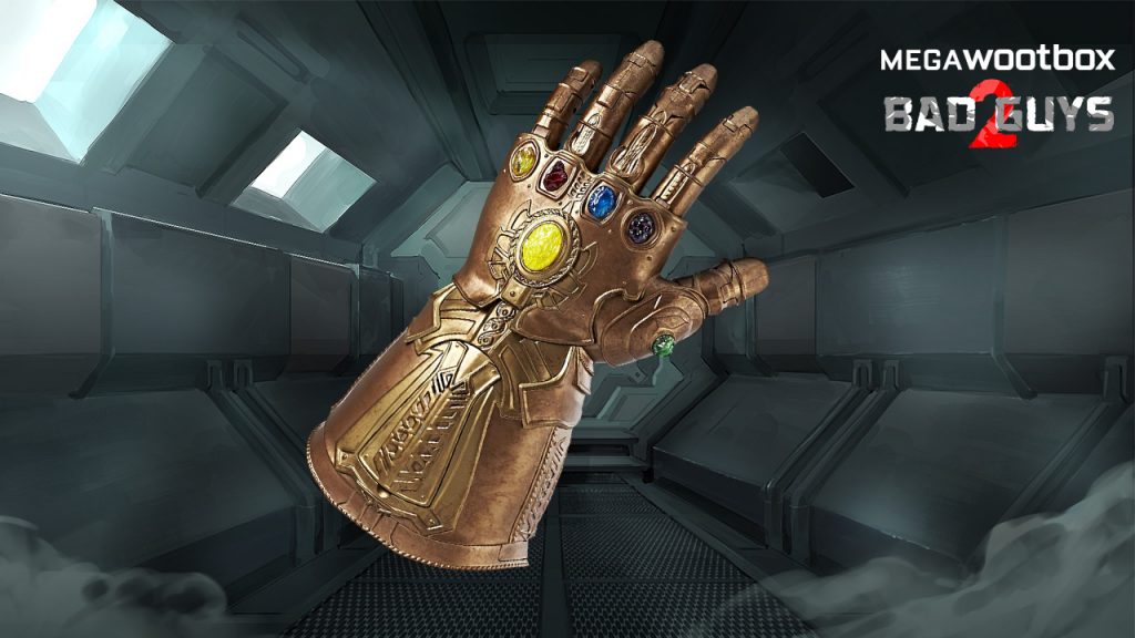 Infinity Gauntlet in der Megawootbox Bad Guys 2