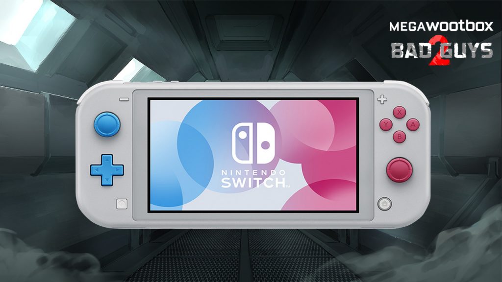 Nintendo Switch Lite in der Megawootbox Bad Guys 2