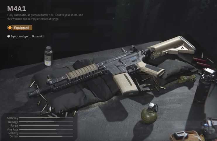 Call of Duty Modern Warfare M4A1