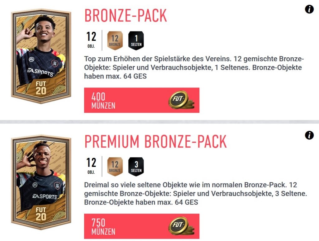 bronze-pack-fifa 20