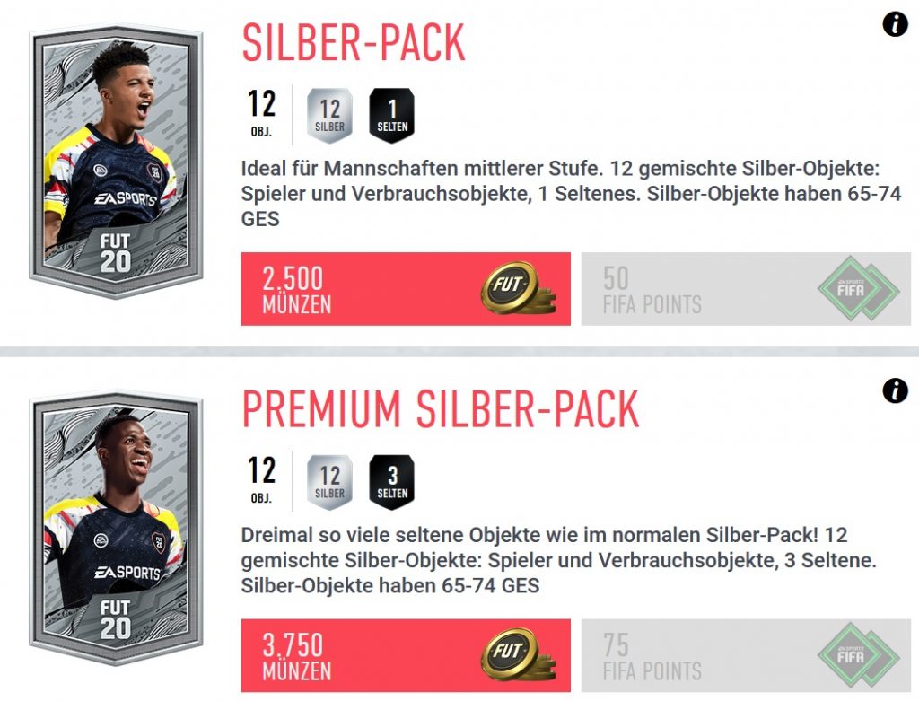silber-pack-fifa 20