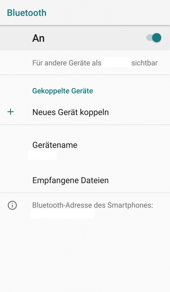 Bluetooth Android 