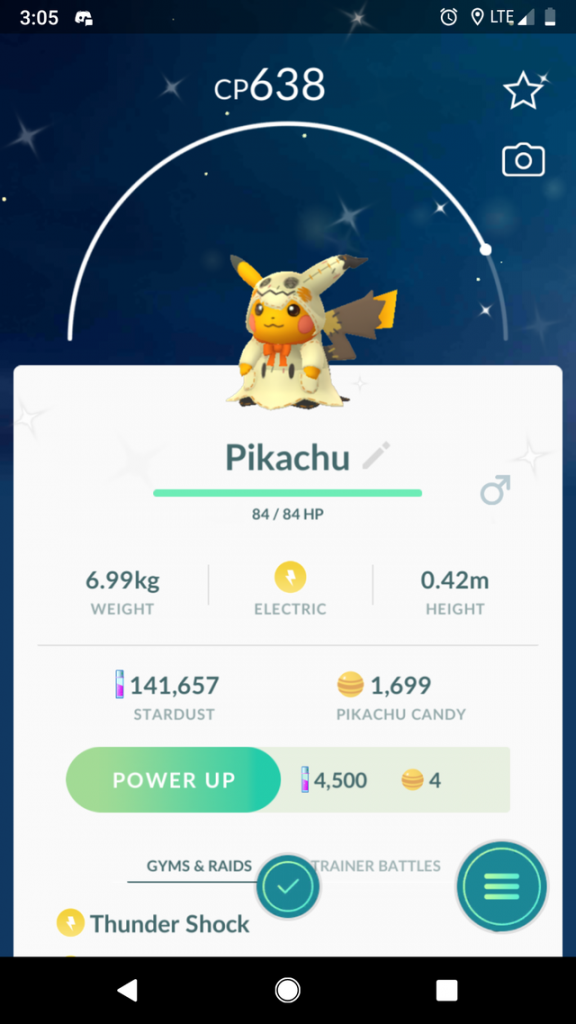 Pikachu Kostüm