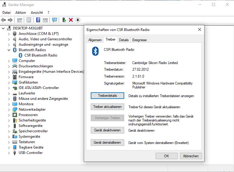 Windows10-Gerätemanager-Bluetooth-Treiber-deinstallieren
