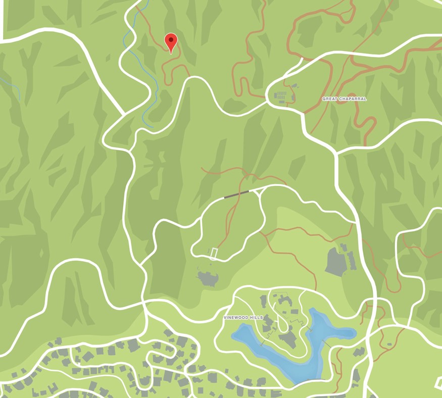 GTA Online Schatzsuche Great Chaparral Map