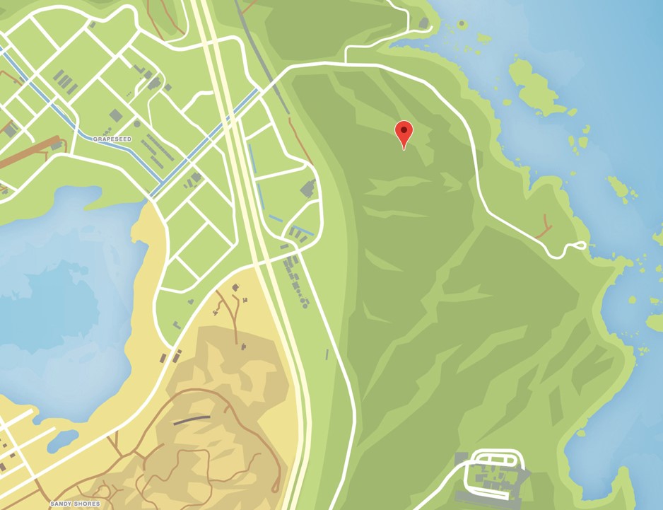 GTA Online Schatzsuche San Chianski Map