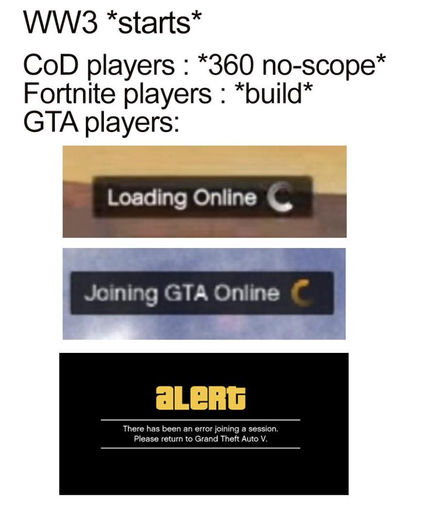 GTA Online Ladescreen Meme