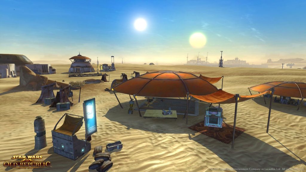 Ein Lager auf Tatooine