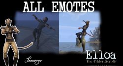The Elder Scrolls Online Emotes