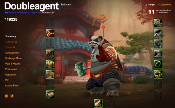 Neutral Panda World of Warcraft