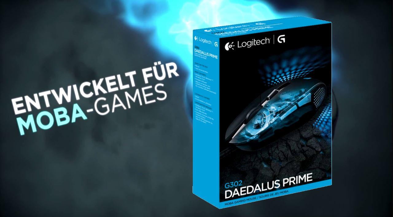 Logitech g302 MOBA Gaming Maus Daedalus Prime
