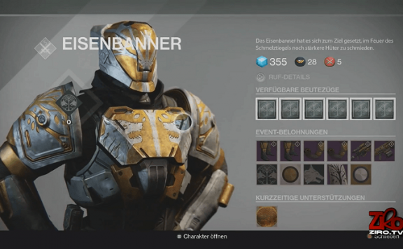 Destiny-Eisenbanner-Angebot