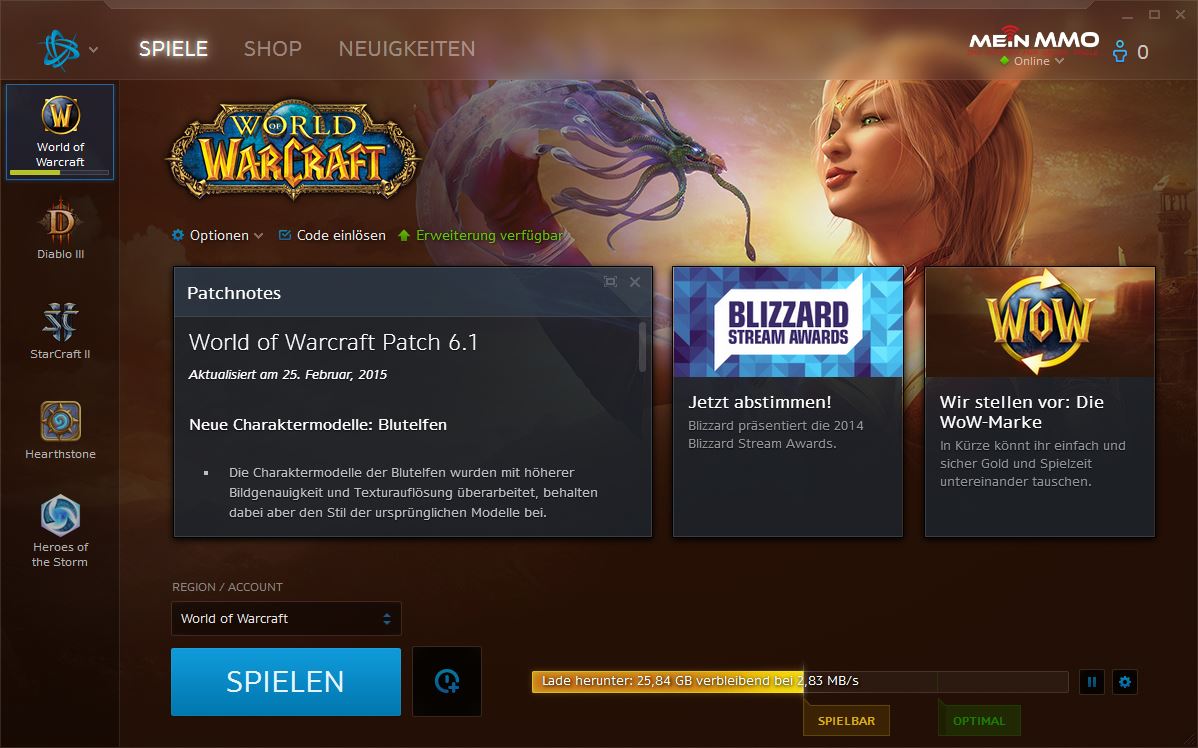 WoW Streaming Client