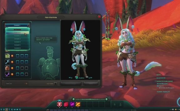 WildStar Holo-Kleiderschrank