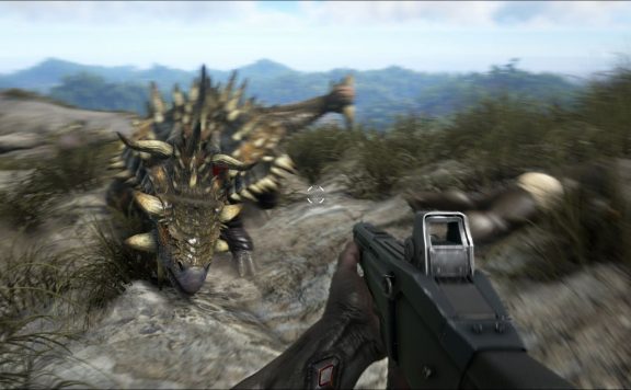 Ark MMO Shooter Dinosaurier