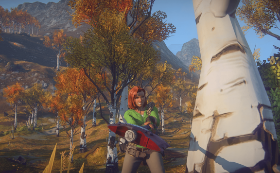 Landmark-Baum-faellt