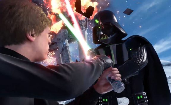 Star Wars Battlefront Luke vs Vader